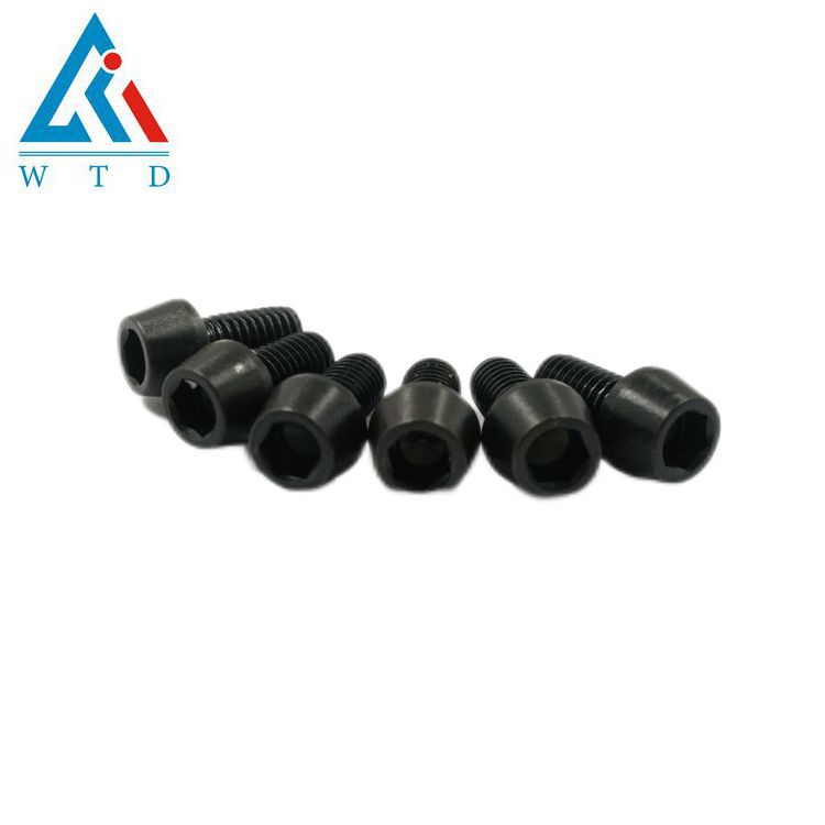 taper head black titanium bolts