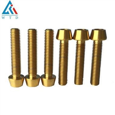 Вијци са конусном главом од титанијума