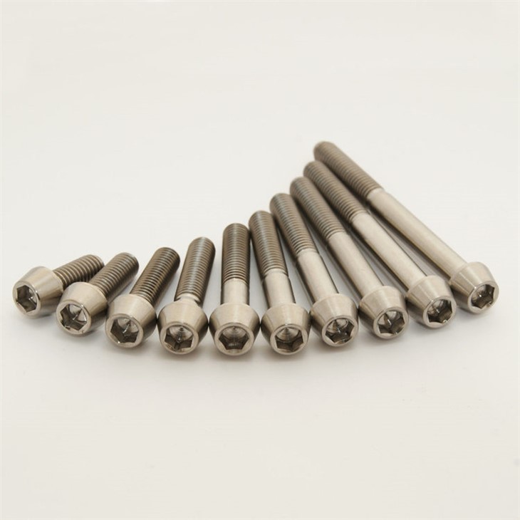 titanium taper head bolts 01